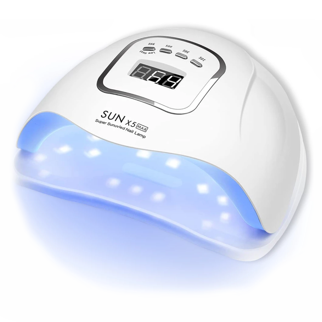 X-NAILS duální UV/LED lampa na nehty 60W – PROFESSIONAL No.7, lampa pro 2 ruce, výkonná UV/LED lampa60