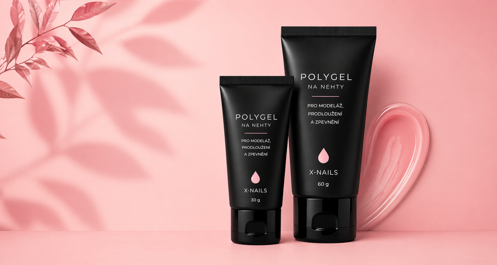 Polygel na modeláž a prodloužení nehtů