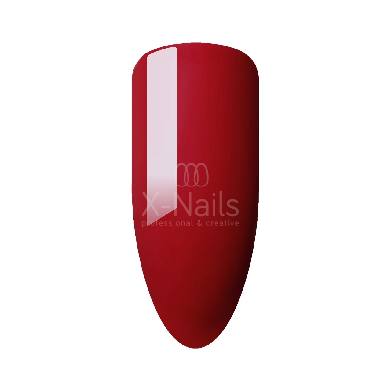 X-NAILS-gel-lak-cardinal-red-flexi-line-červený-kvalitní-gellak-gelový-lak-na-nehty