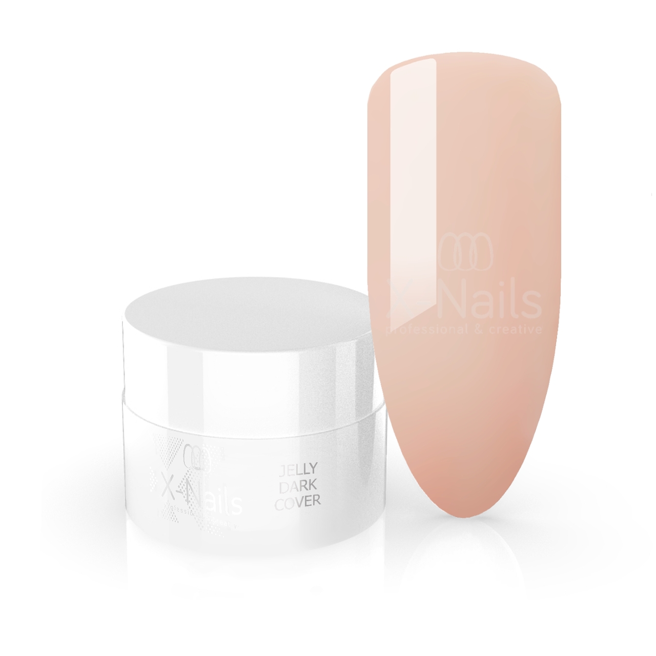 Želatinový make up UV/LED gel 30ml – JELLY GEL DARK COVER