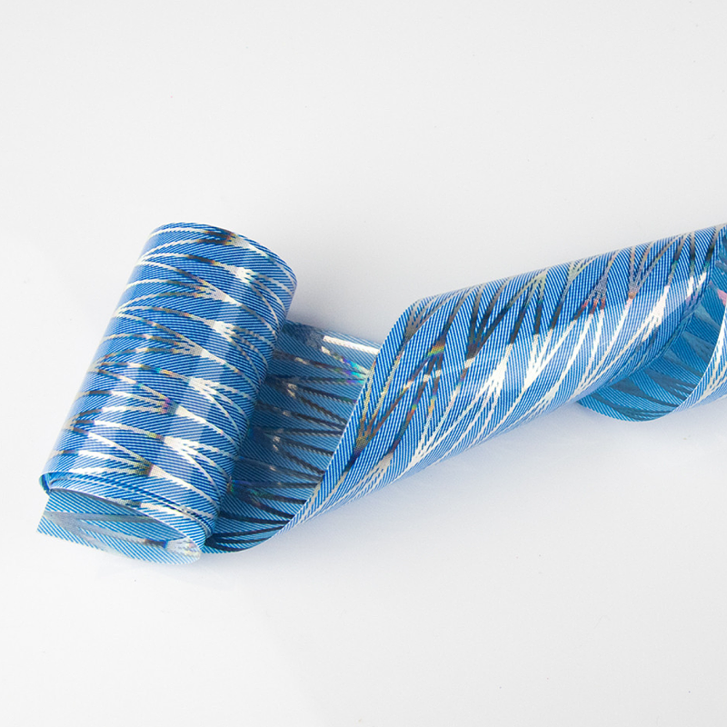 Zdobící transfer fólie 100 cm - ABSTRACT BLUE