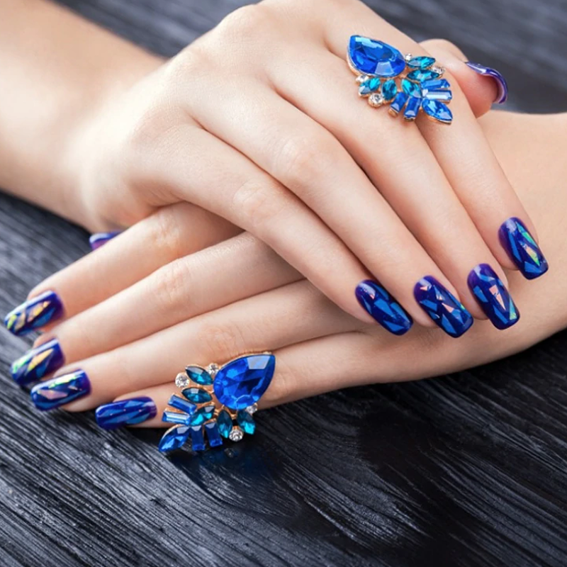 Zdobicí fólie na nehty s efektem rozbitého skla BROKEN GLASS FÓLIE