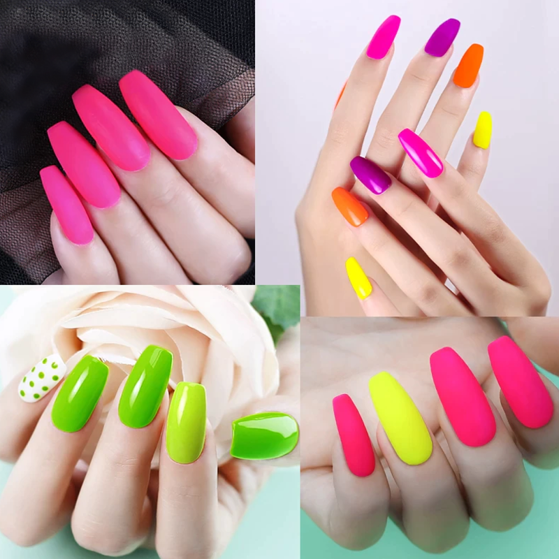 X-NAILS barevný UV gel Color Line, 5ml - NEON RED (výrazný červenorůžový neon)