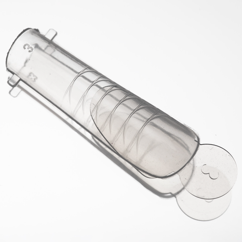 Silikonové formy pro francouzskou manikúru Easy french dual system – Mandle krátké, 12ks (vhodné pro krátké nehty)