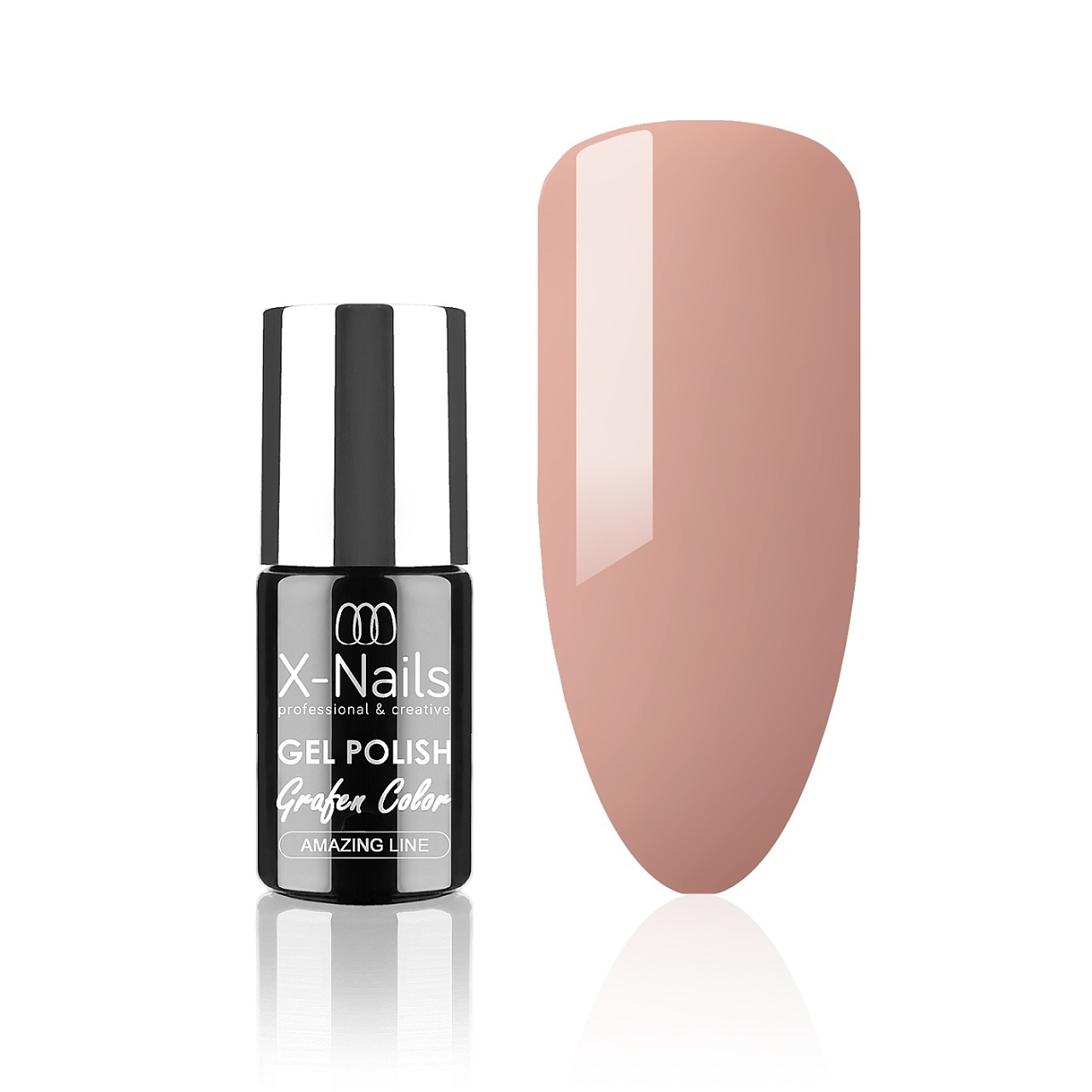 Gel lak Grafen line, 5ml – CREME (decentní neutrální tělový nude)