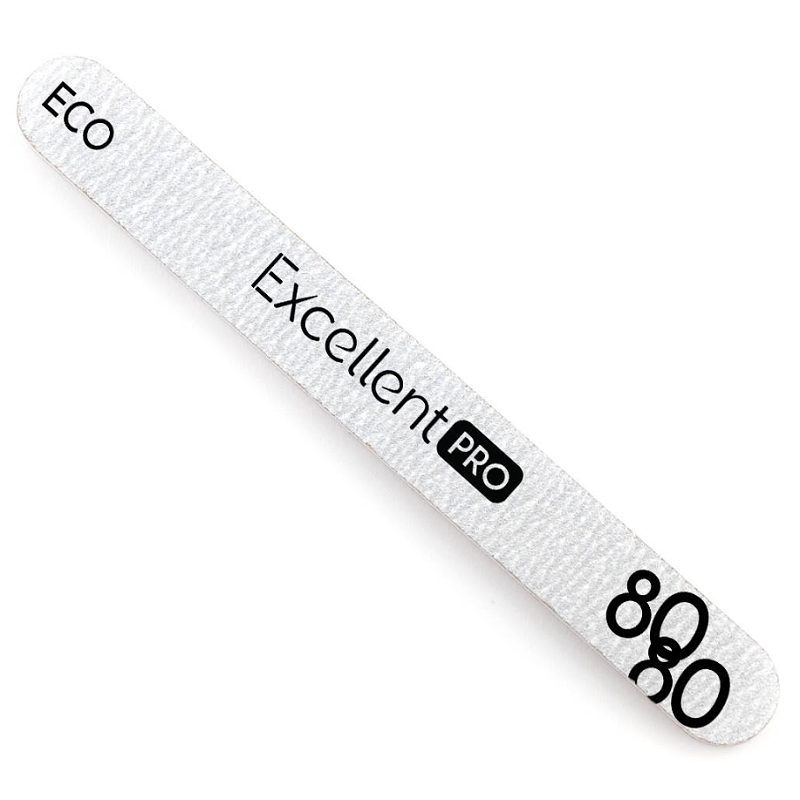 Pilník na nehty ECO Excellent – ROVNÝ 80/80 (extra hrubý pilník)