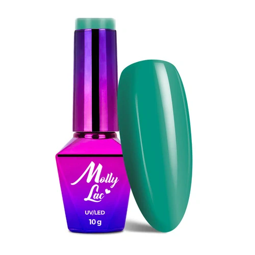 Gel lak MollyLac tyrkysově zelený Chillout 93