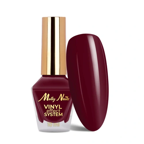 Klasický lak na nehty MollyNails 10 ml - vínově červený Burgundy