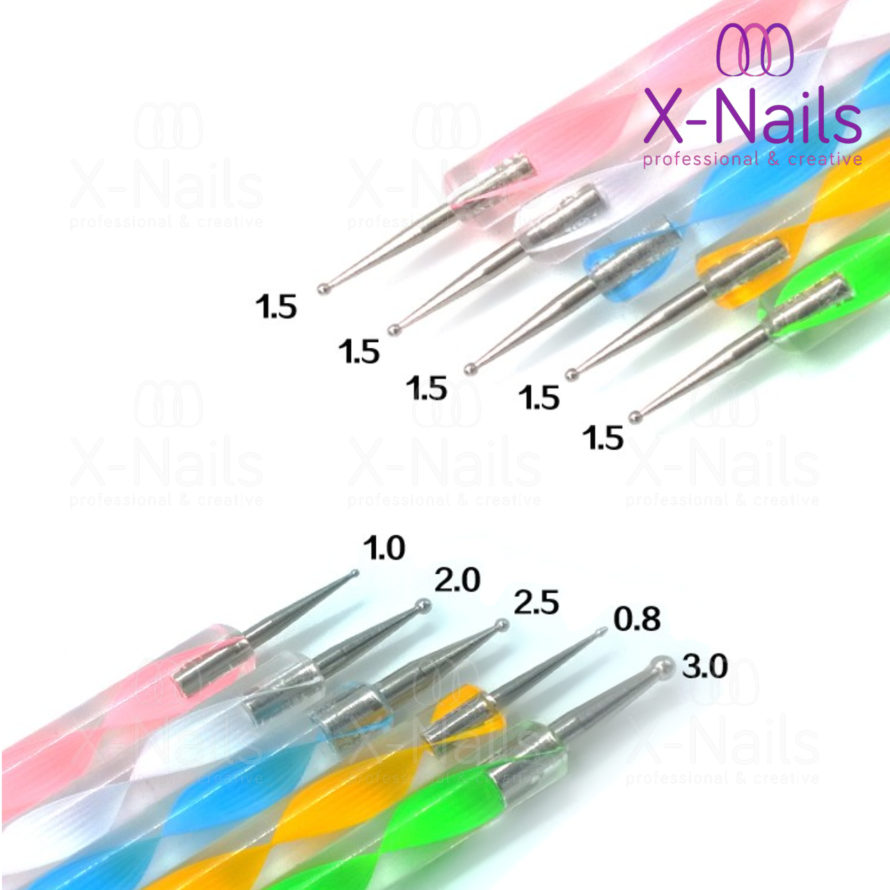 Zdobící kulička na nehty - ZDOBÍCÍ SONDA SADA 4+1 ZDARMA