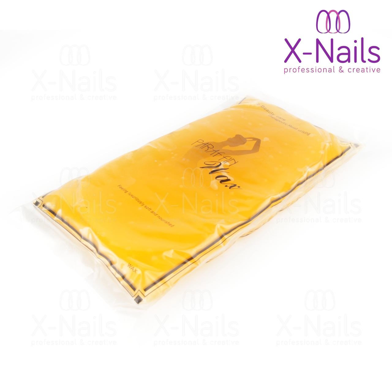 X-NAILS kosmetický parafín 450 g – parafínový vosk POMERANČ