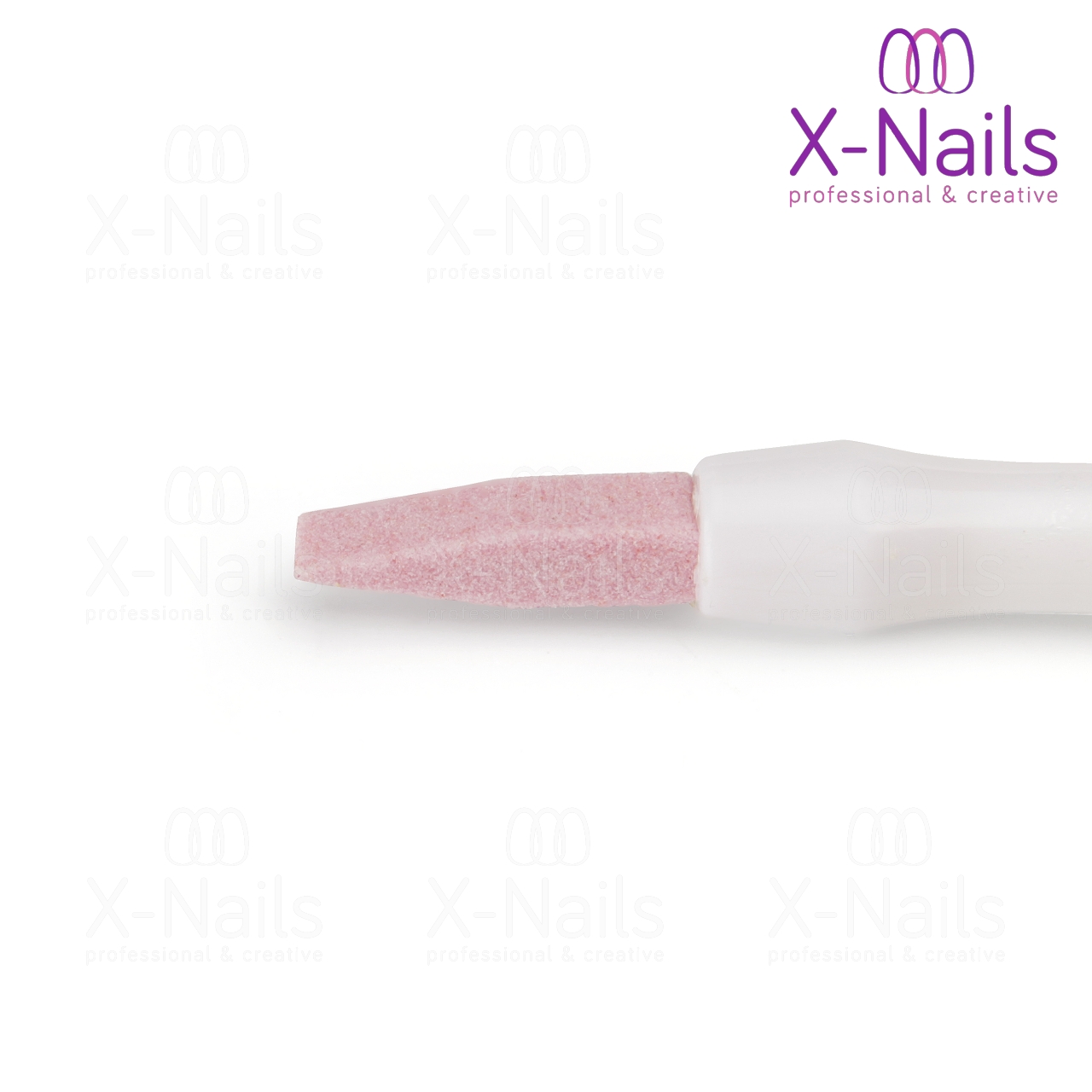 X-NAILS kameninové kopýtko pro odstranění gel laku - RŮŽOVÉ