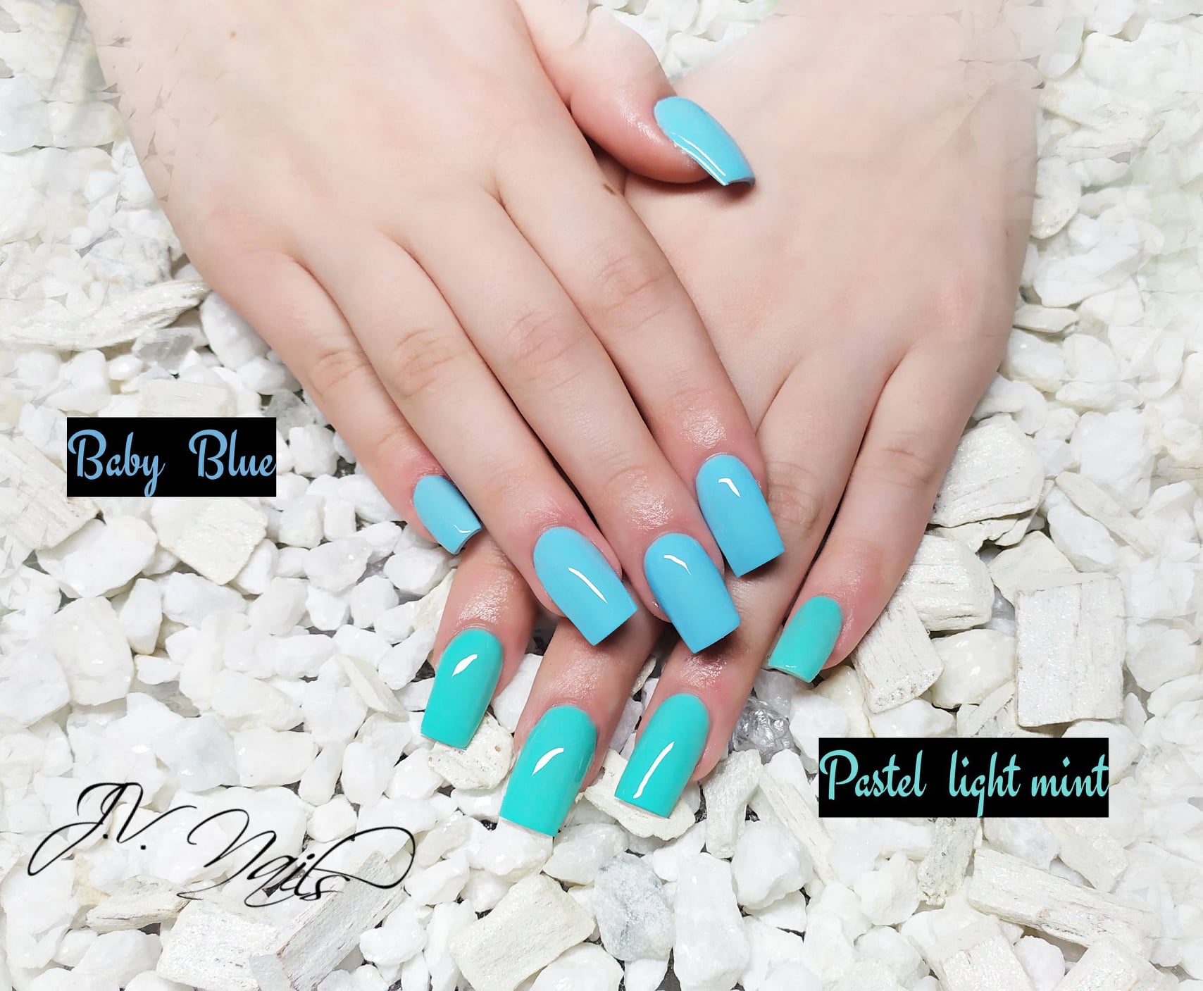 X-NAILS barevný UV gel Pastel Line, 5 ml - PASTEL LIGHT MINT 