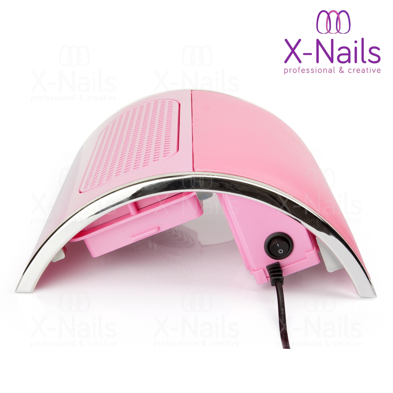 Profesionální odsávačka prachu na nehty se 3 ventilátory - RŮŽOVÁ