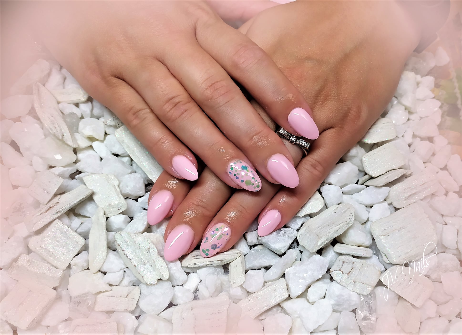 X-NAILS bezvýpotkový UV/LED gel Master Line, 5 ml - BLUSH PINK