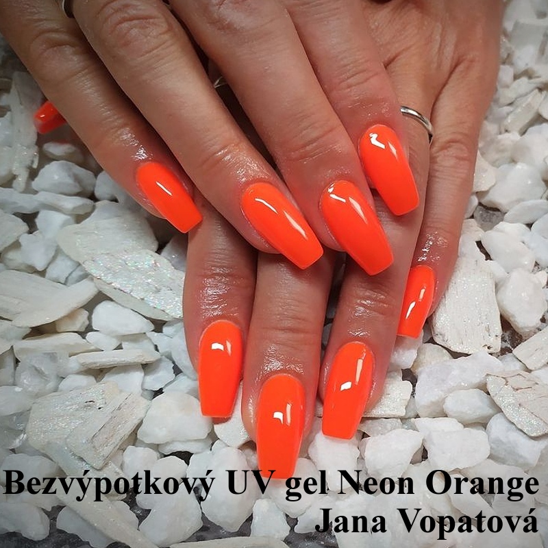 X-NAILS bezvýpotkový UV/LED gel Master Line, 5 ml - NEON ORANGE
