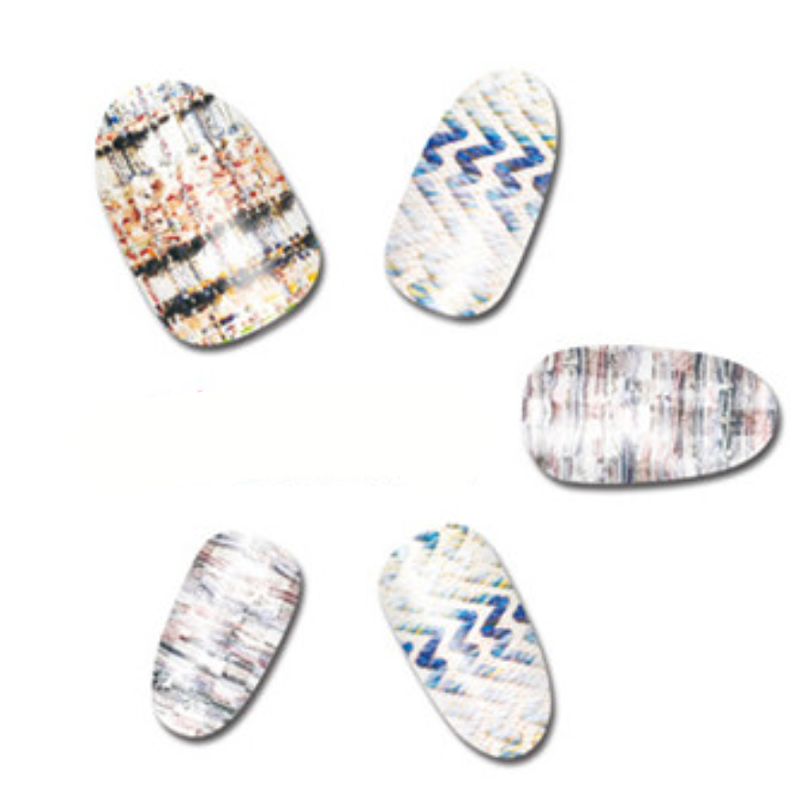 Barevné vánoční vodolepky na nehty - Winter Sweater 