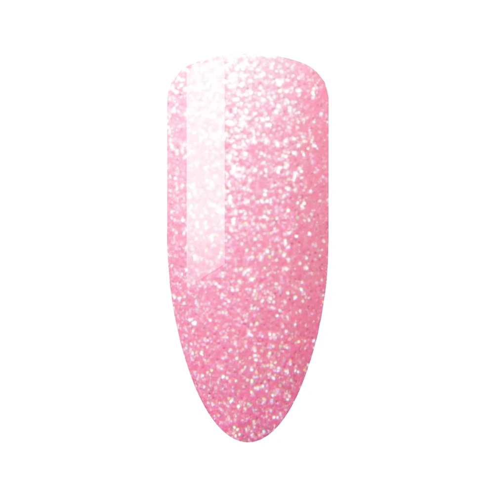Gel lak Iconic line, 6g – PEARL PINK (středně růžový s jemnými třpytkami)
