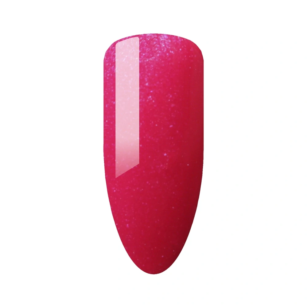 Gel lak Iconic line, 6g – SCARLET GLOW (středně karmínově červený s jemnou perletí)