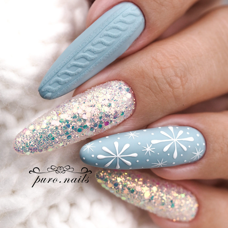 Mini hologramy na nehty – WINK 01 (ultra tenké holografické fólie na nehty, opalizující efekt)