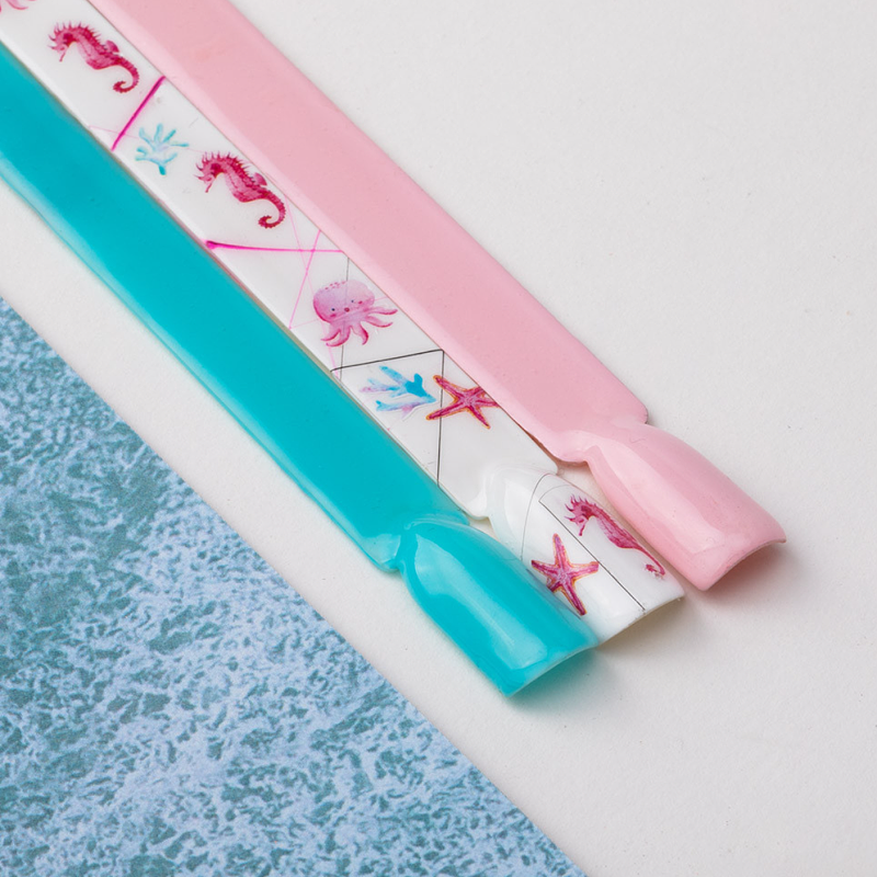 Barevné vodolepky na nehty - SUMMER HOLIDAY BN1822