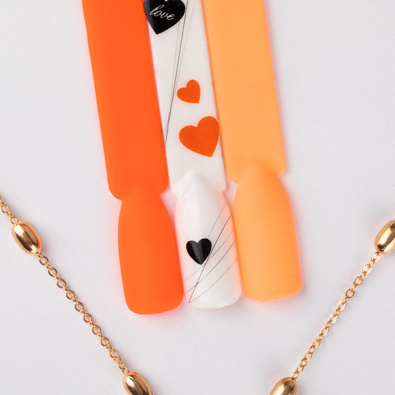 Valentýnské samolepky na nehty – Srdíčka 01 (ultra tenké zamilované nálepky na nehty)