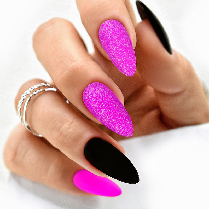 Glitrový prach na nehty Sandy Candy - TROPICAL (efektní písková sugar efekt textura)