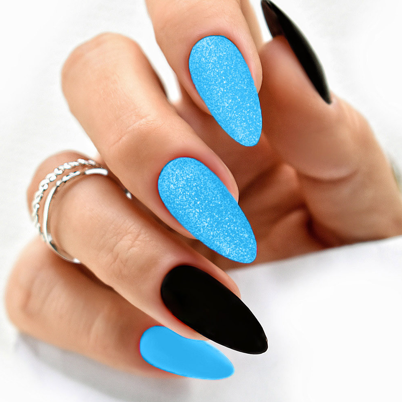 Glitrový prach na nehty Sandy Candy - IBIZA (efektní písková sugar efekt textura)