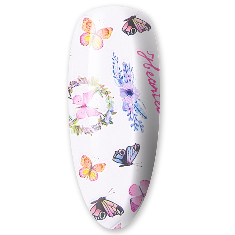 Zdobící transfer fólie s motýlky - BUTTERFLIES 07 (25 cm)