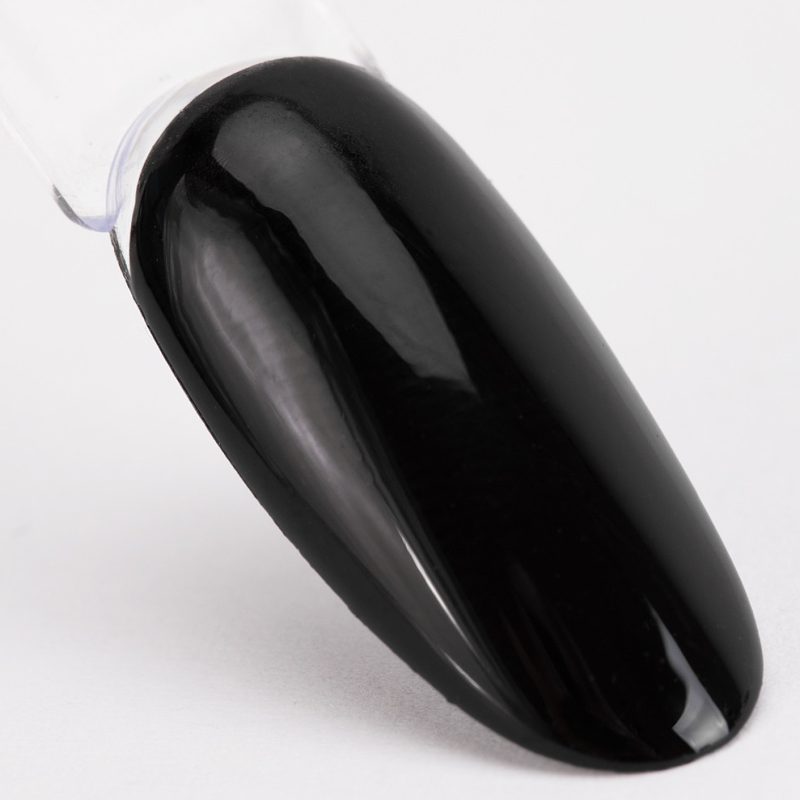 Klasický lak na nehty,10ml - Molly 47 (černý lak na nehty, vysoký lesk, výdrž až 12 dní)
