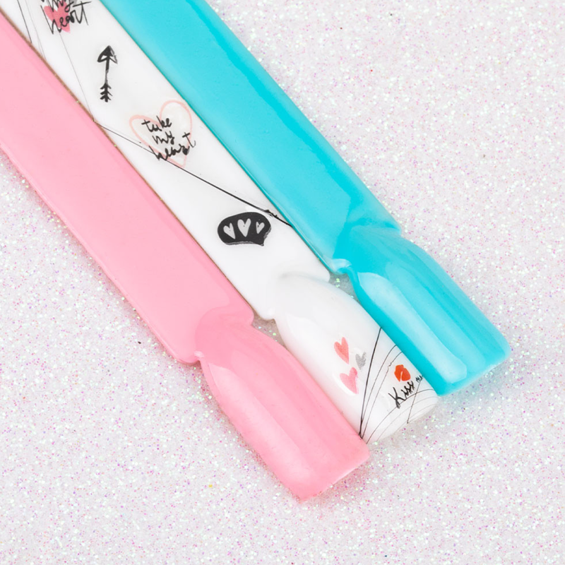 Zamilované samolepky na nehty - VALENTÝN S318