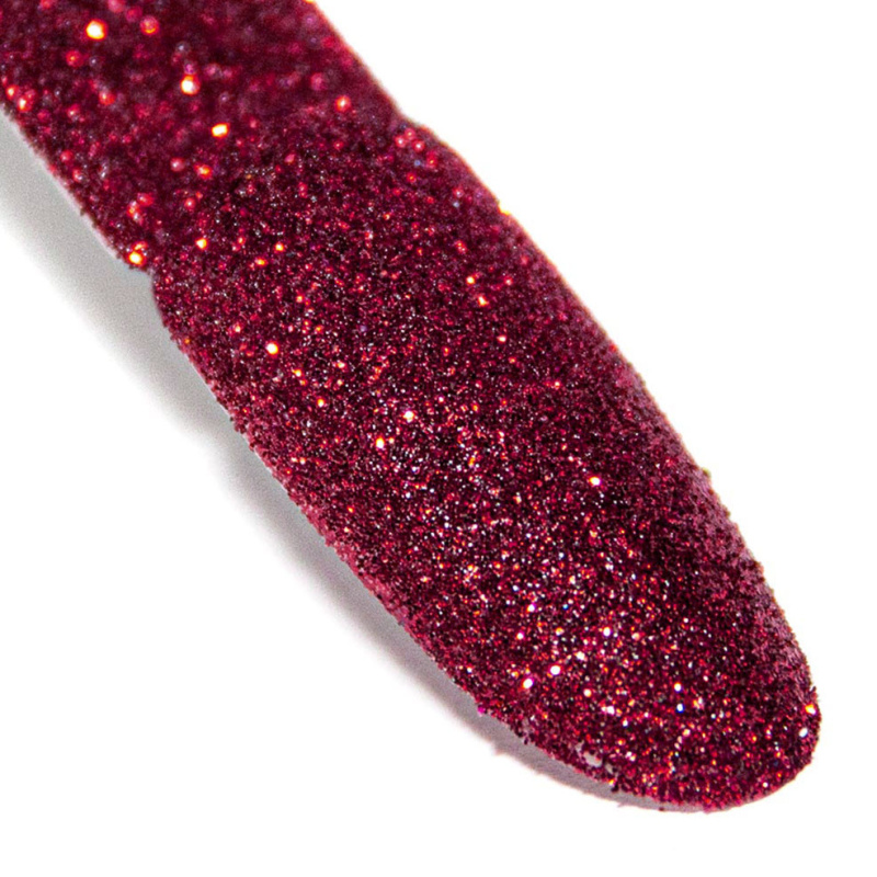 Jemný glitrový prach na nehty - BROKÁT RUBÍN