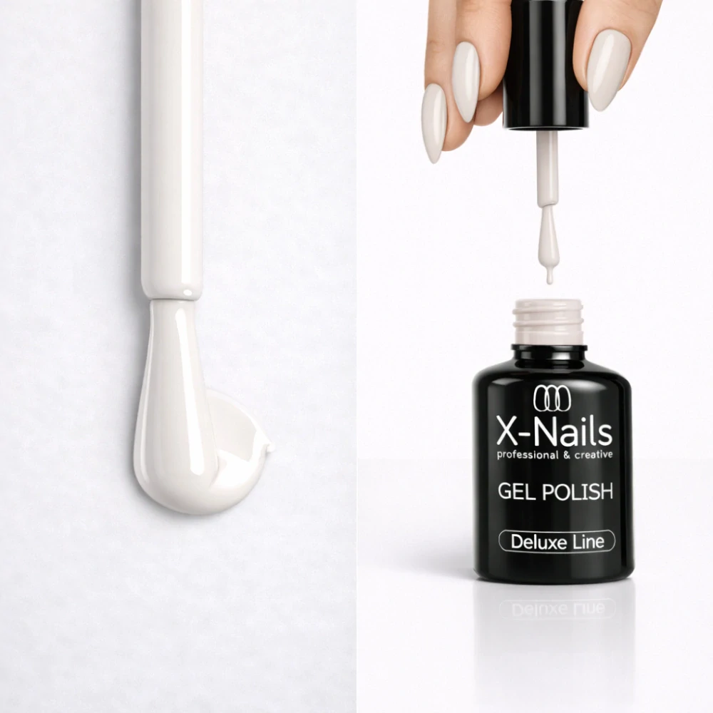 Profesionální gel lak Deluxe line, 5ml – ALMOND (mandlově mléčný, perfektně krycí gel lak)
