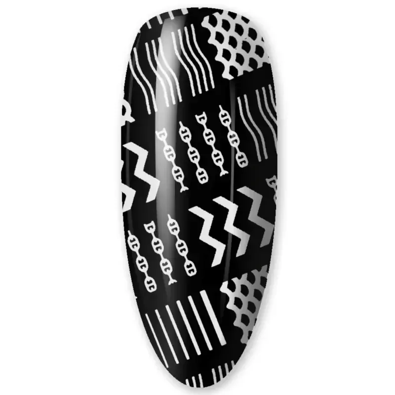 Zdobící transfer fólie 25cm - White Collection no. 7