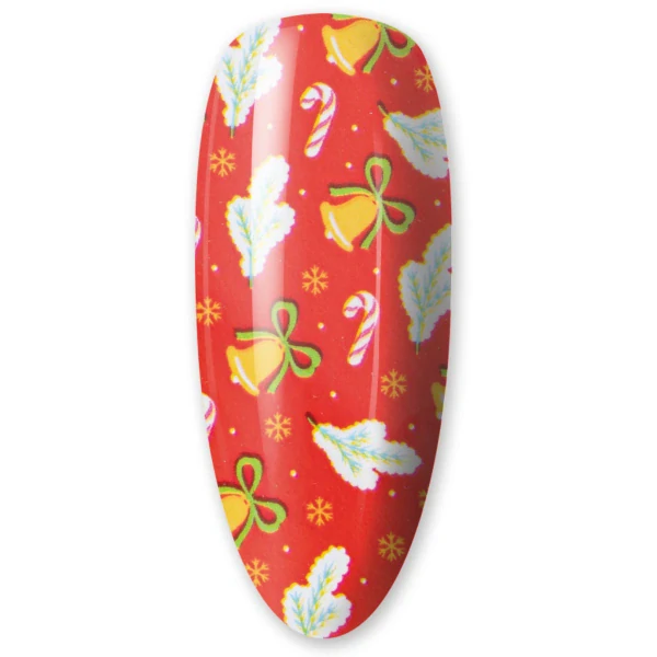 Zdobicí transfer fólie na nehty, 25cm - VÁNOCE 05