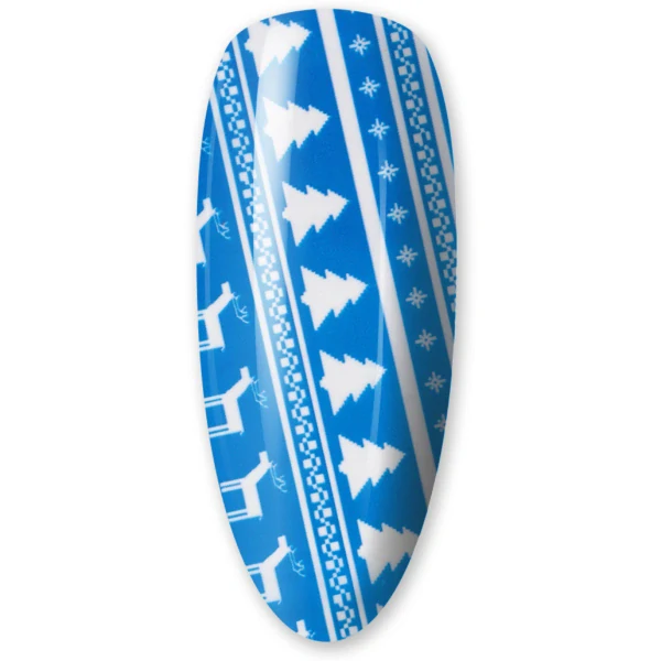 Zdobicí transfer fólie na nehty, 25cm - VÁNOCE 07