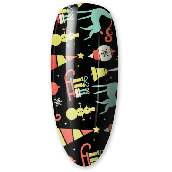 Zdobicí transfer fólie na nehty, 25cm - VÁNOCE 11