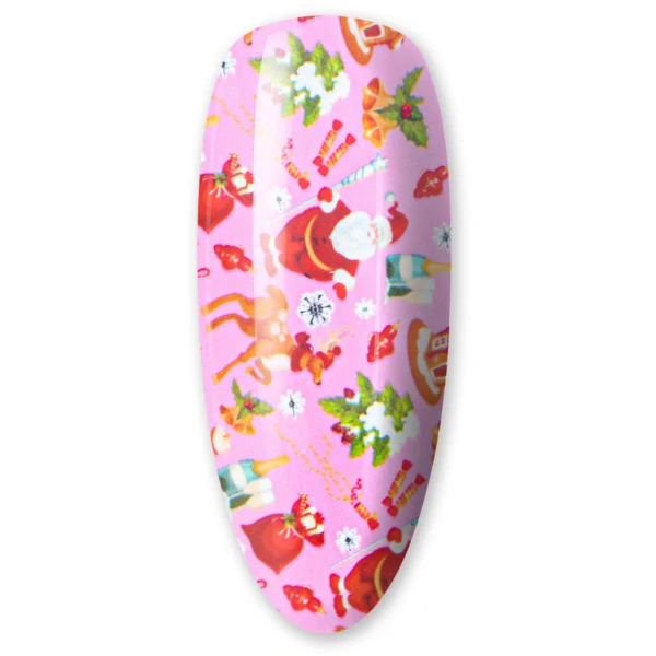 Zdobicí transfer fólie na nehty, 25cm - VÁNOCE 13