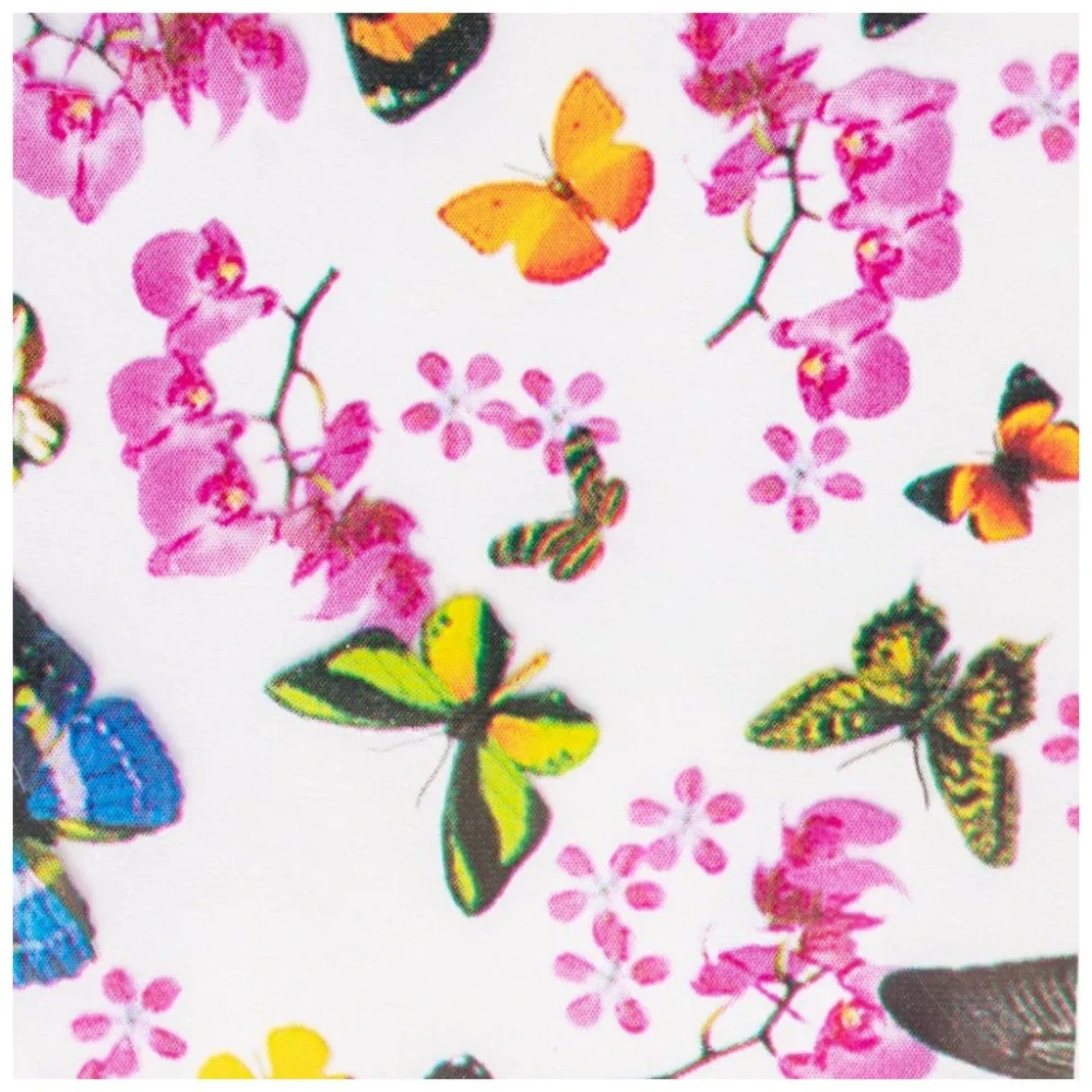 Zdobicí transferová fólie na nehty s motýlky – BUTTERFLIES 14 (25 cm)