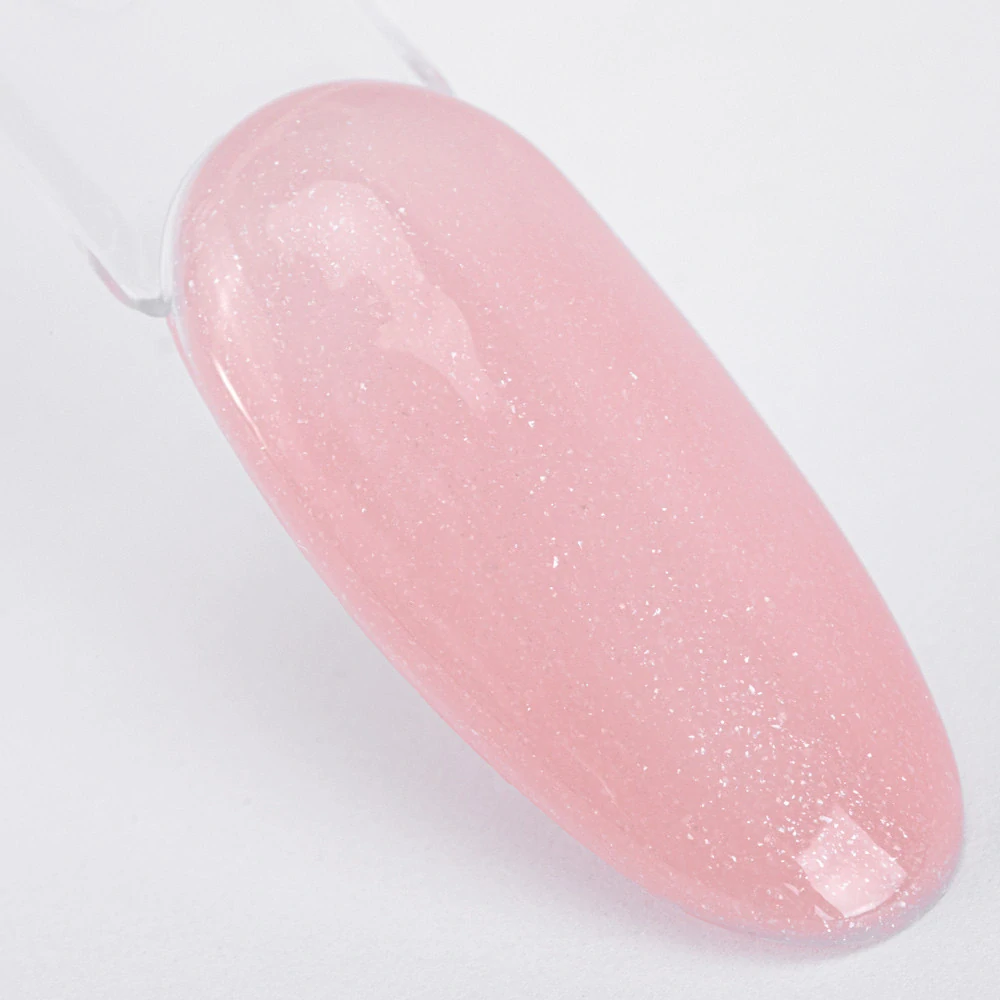 Podkladová báze Rubber Fiber base Silky Shimmer 10 g – revoluční báze se skelným vláknem a hedvábným třpytem