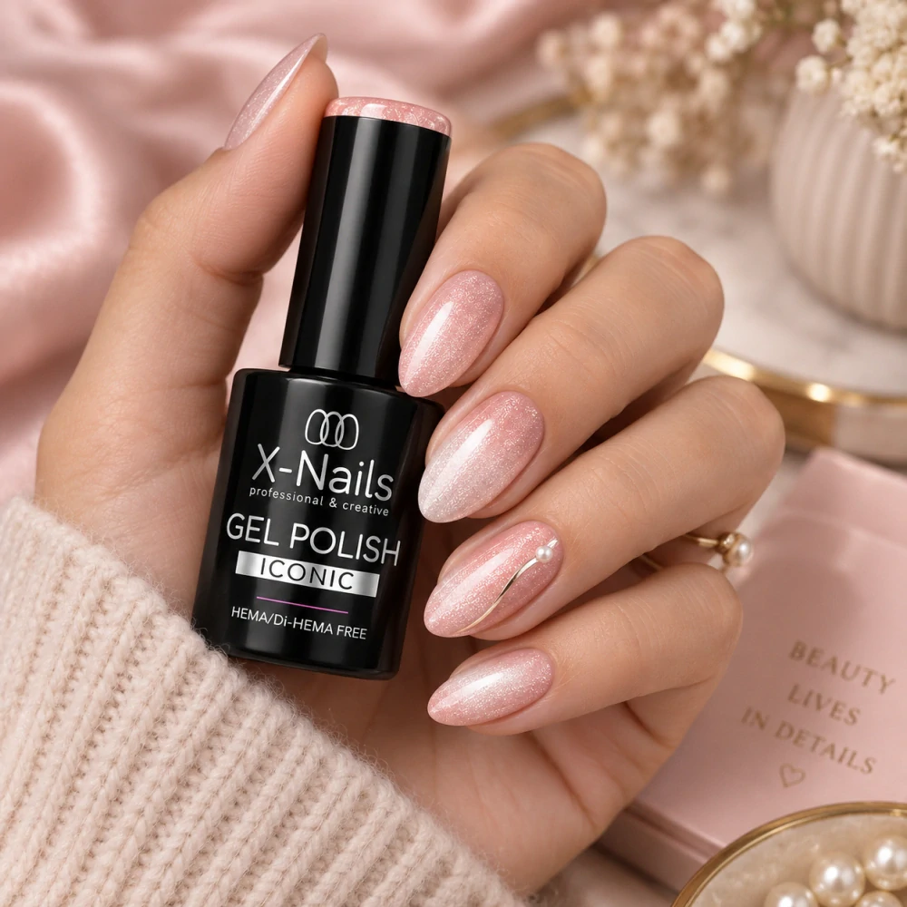 Gel lak Iconic Blush Pearl 5 g – perleťově růžový, HEMA & Di-HEMA Free