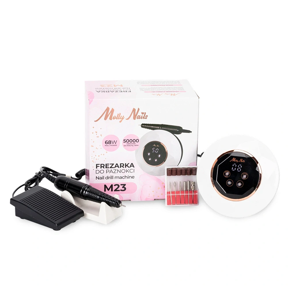 Bruska na nehty M23 68 W – 50 000 ot./min., bílá