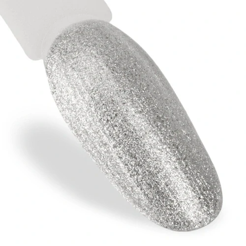 MollyLac gel lak Fantasyland 10g - My Favourite Silver - třpytivě stříbrný gel lak