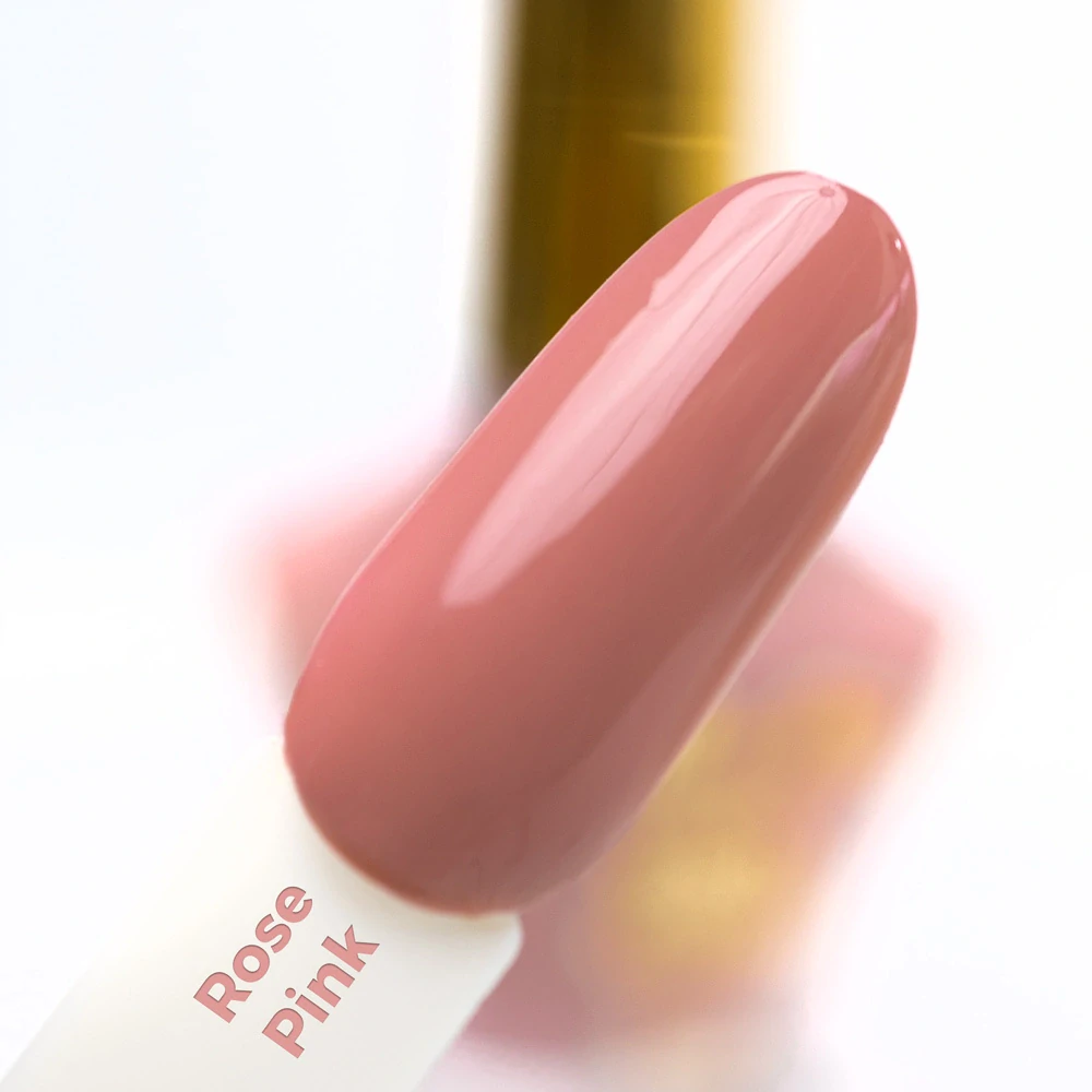 Klasický lak na nehty MollyNails 10 ml - pudrově růžový Rose Pink