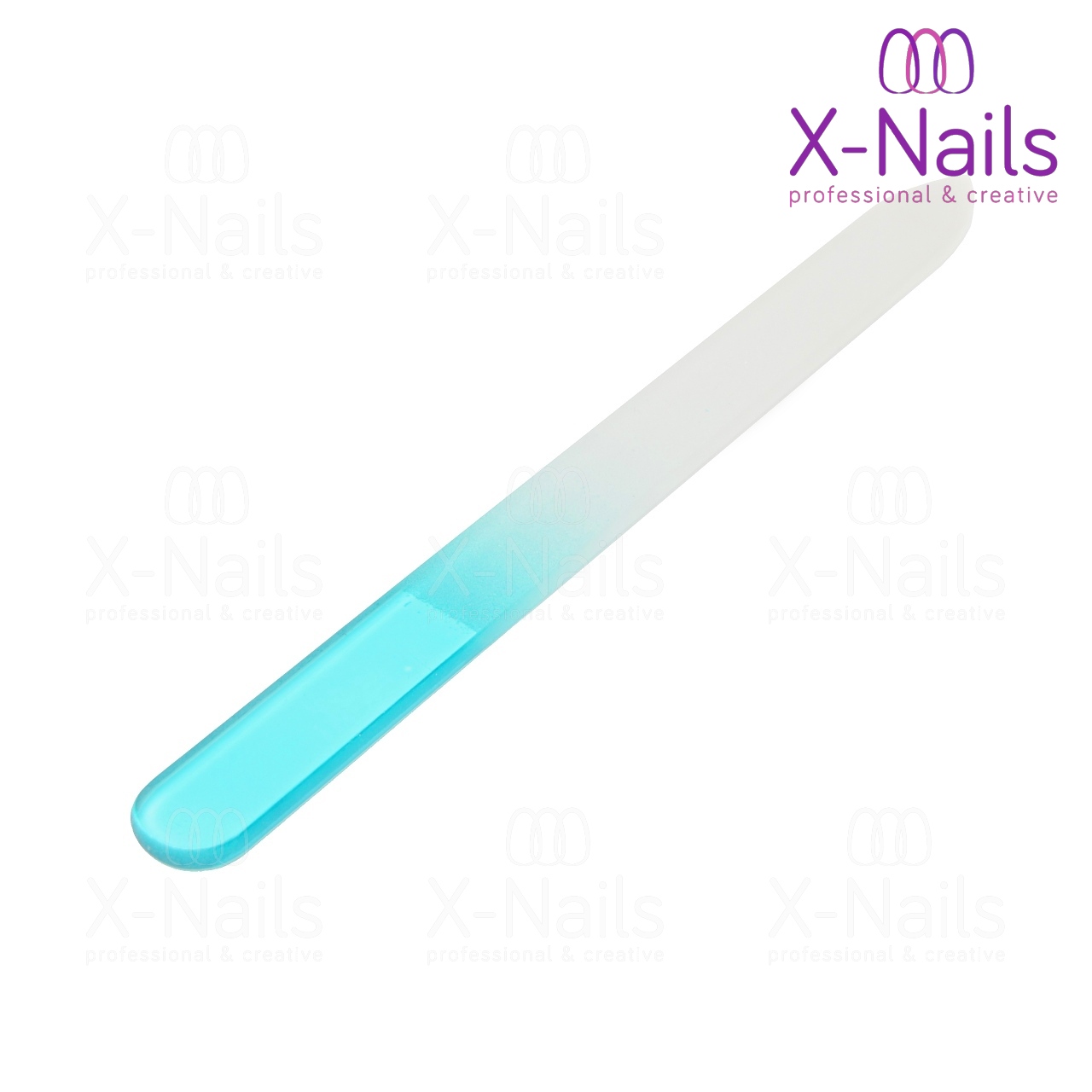 X-NAILS skleněný pilník na přírodní nehty - MODRÝ
