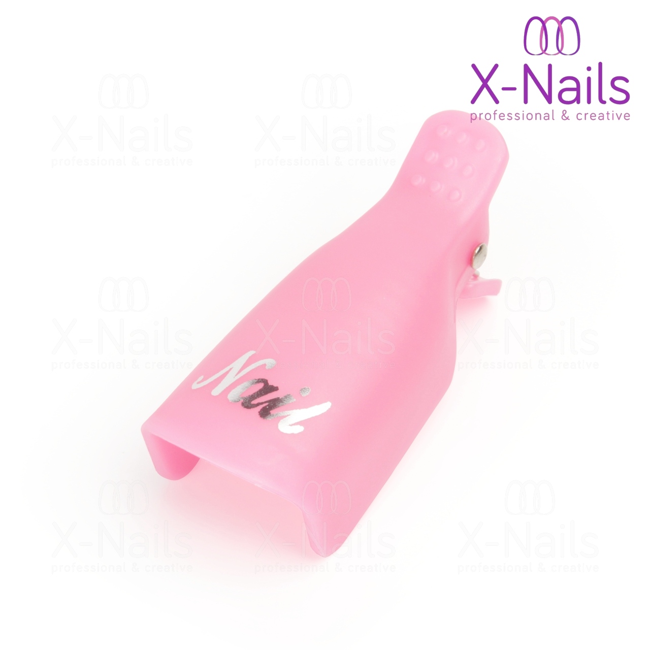 Klipy pro odstranění gel laku, klipsy na odstranění gel laku 10 ks - RŮŽOVÉ