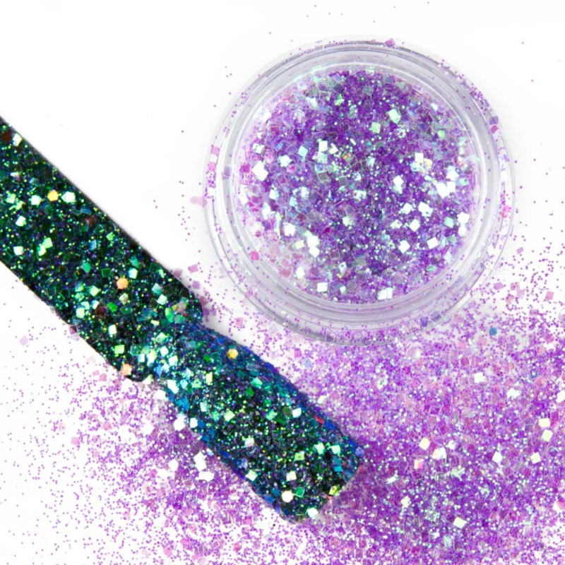 Mini hologramy na nehty – WINK 04 (ultra tenké holografické fólie na nehty, opalizující efekt)