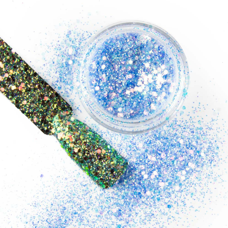 Mini hologramy na nehty – WINK 33 (ultra tenké holografické fólie na nehty, opalizující efekt)