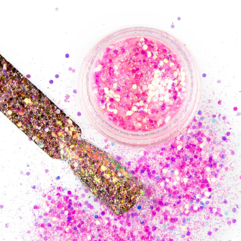 Mini hologramy na nehty – WINK 20 (ultra tenké holografické fólie na nehty, opalizující efekt)