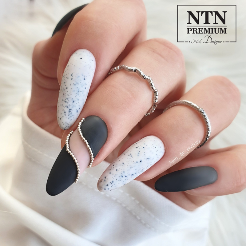 Mini perličky na zdobení nehtů - KAVIÁR RŮŽOVÝ LUX, 1mm