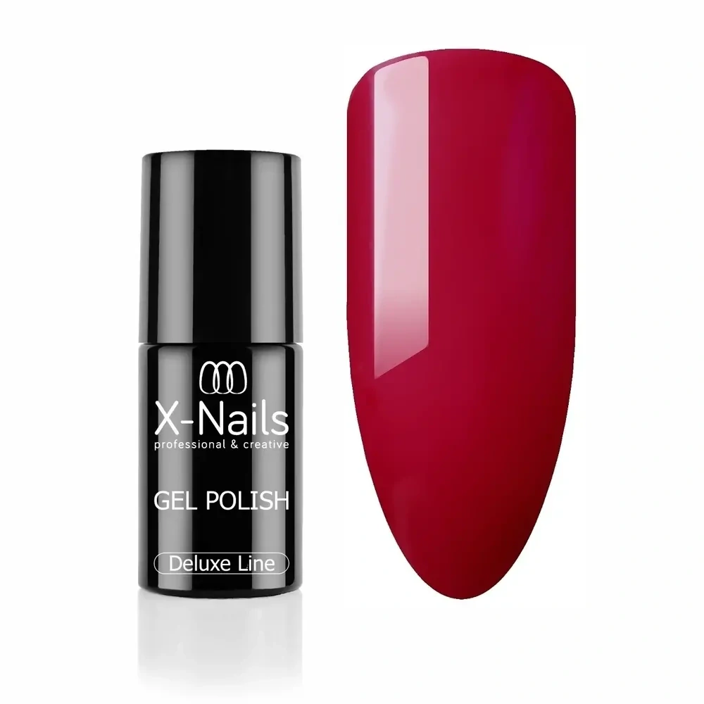 Profesionální gel lak Deluxe line, 5ml – AMARYLIS (rubínově červený, perfektně krycí gel lak)